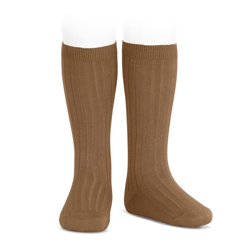 Condor - rib knee socks - Toffee 807 | Scout & Co