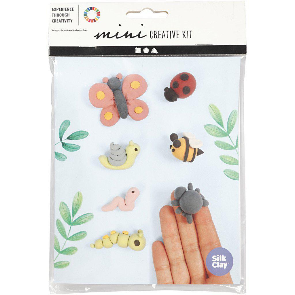 Creativ Company - Mini Craft Kit - Bugs Silk Clay Modelling | Scout & Co