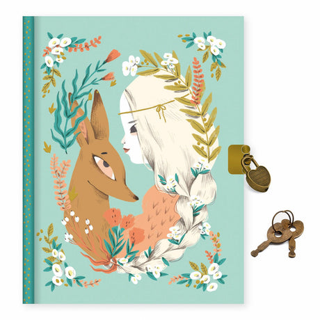 Djeco - Lucille secret notebook with lock & key | Scout & Co