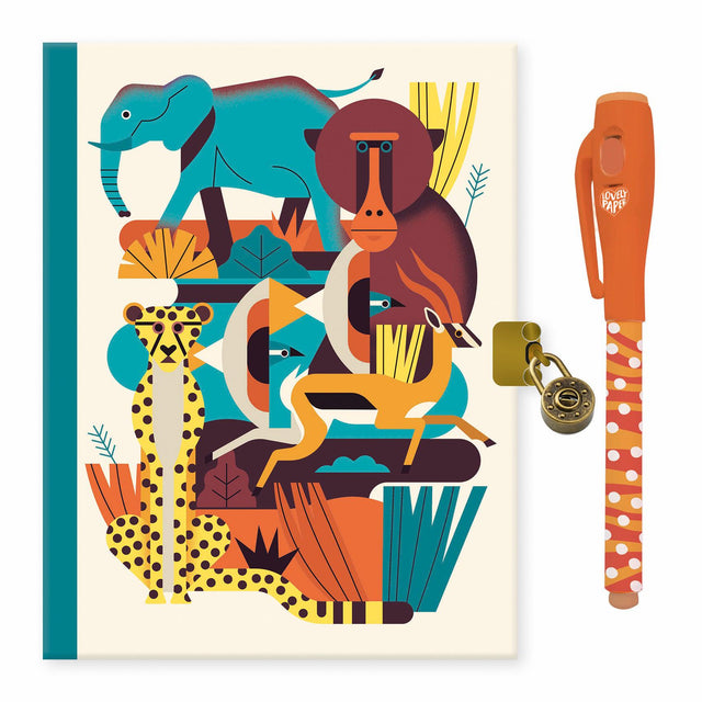 Djeco - Owen secret notebook with lock & key | Scout & Co