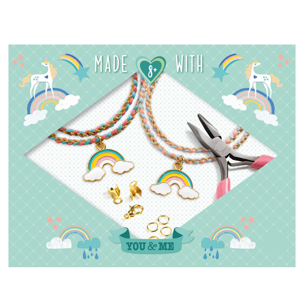 Djeco - You & Me Friendship Bracelets DIY kit - Rainbow Kumihimo | Scout & Co