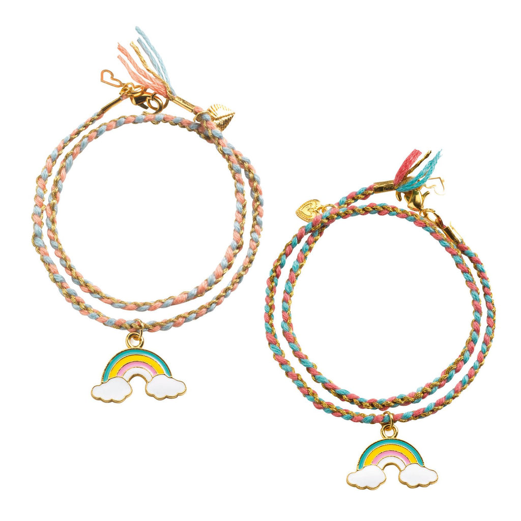 Djeco - You & Me Friendship Bracelets DIY kit - Rainbow Kumihimo | Scout & Co