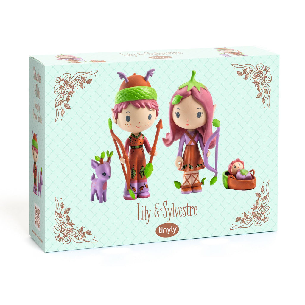 Djeco - Tinyly figurines - Lily & Sylvestre | Scout & Co
