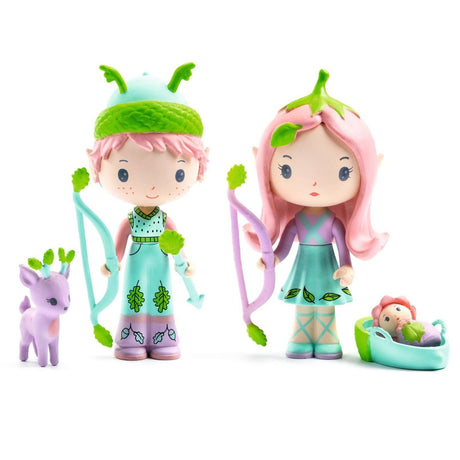 Djeco - Tinyly figurines - Lily & Sylvestre | Scout & Co