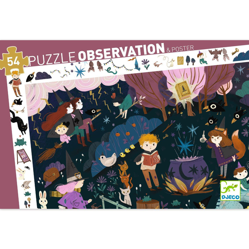 Djeco - Sorceror's Apprentice 54-piece observation jigsaw puzzle | Scout & Co
