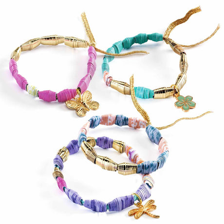 Djeco - Stylish & Golden paper beads DIY kit | Scout & Co