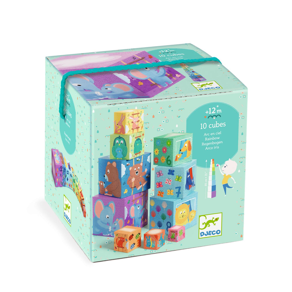 Djeco - Rainbow stacking blocks | Scout & Co