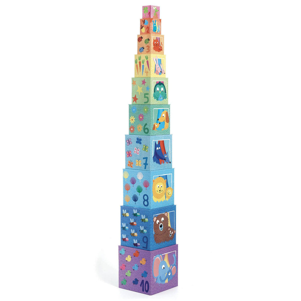 Djeco - Rainbow stacking blocks | Scout & Co
