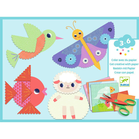 Djeco - Crinkle Cutting collage kit | Scout & Co