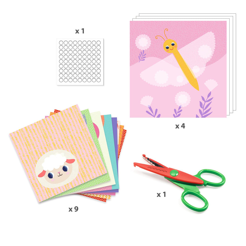Djeco - Crinkle Cutting collage kit | Scout & Co