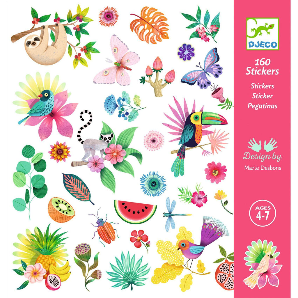 Djeco - Paradise stickers | Scout & Co