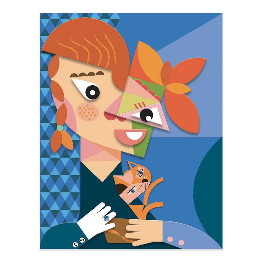 Djeco - Inspired By craft kit - Square Heads | Scout & Co
