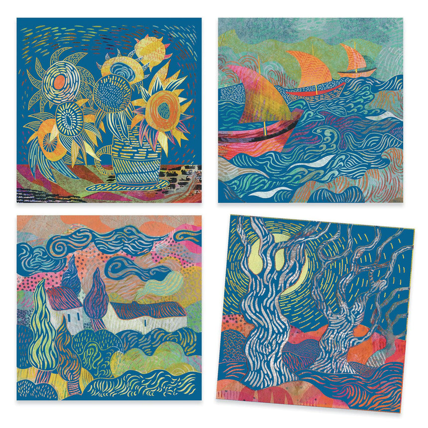 Djeco - Inspired By Vincent Van Gogh craft kit - The South | Scout & Co