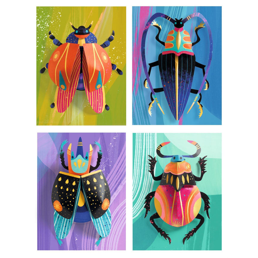 Djeco - Paper Bugs 3D pictures craft kit | Scout & Co