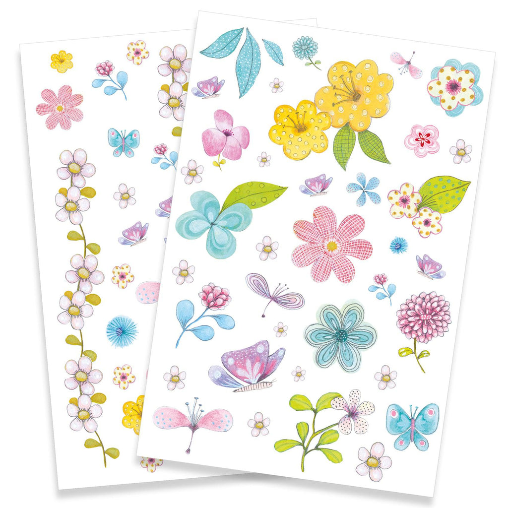 Djeco - Fair Flowers Of The Fields temporary tattoos | Scout & Co