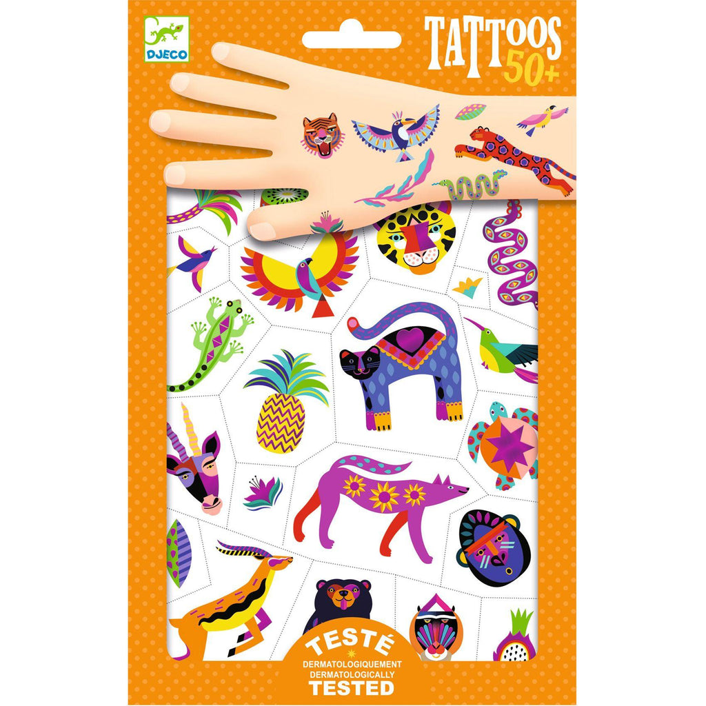 Djeco - Wild Beauty temporary tattoos | Scout & Co