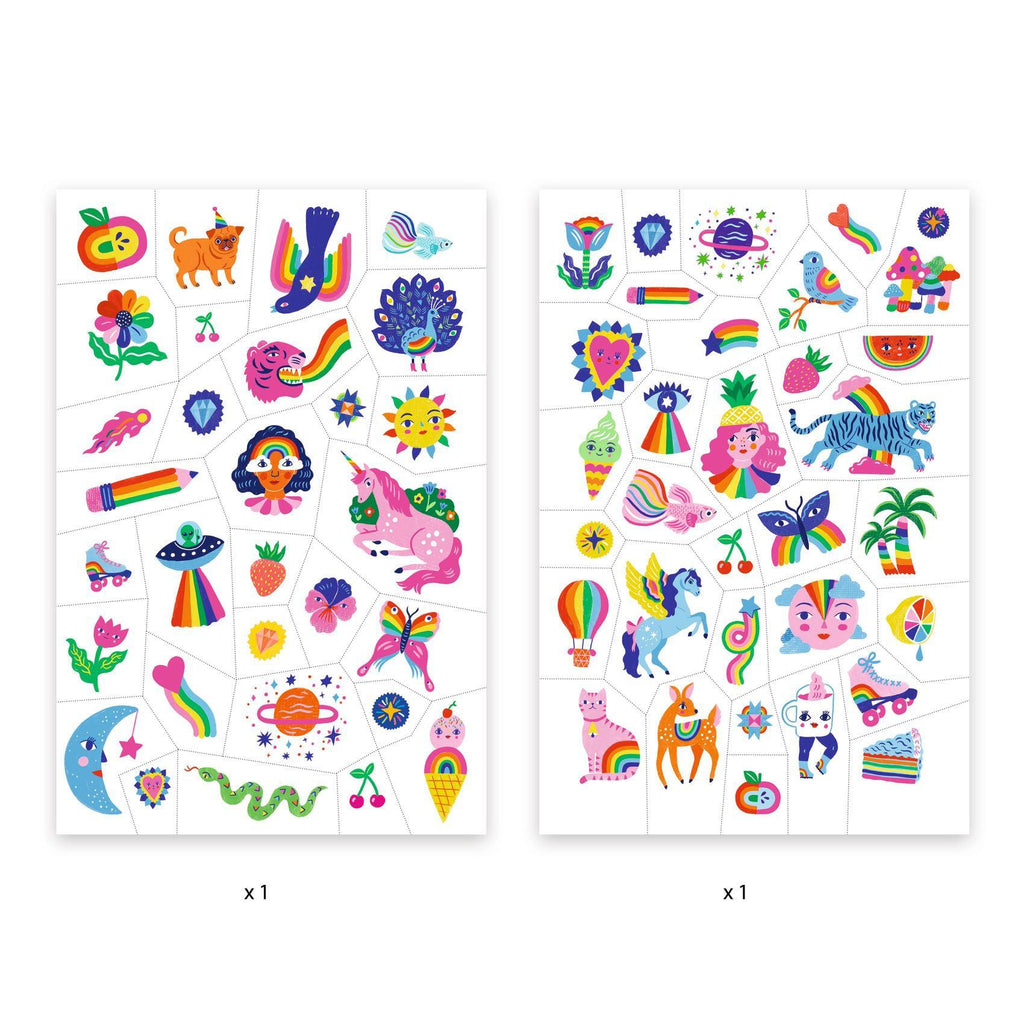 Djeco - Rainbow temporary tattoos | Scout & Co