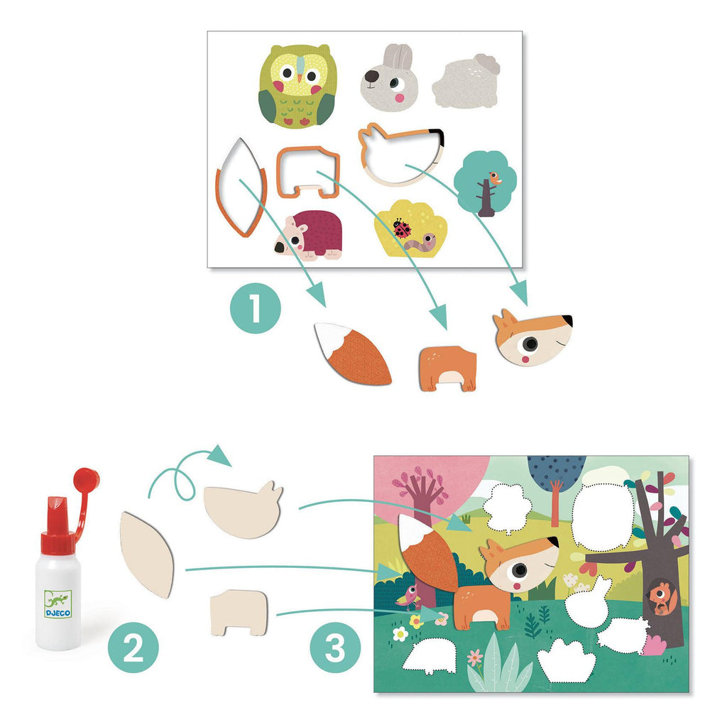 Djeco - My First Collages kit | Scout & Co