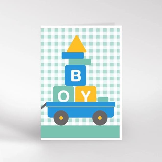 Dicky Bird - Boy Bricks card | Scout & Co