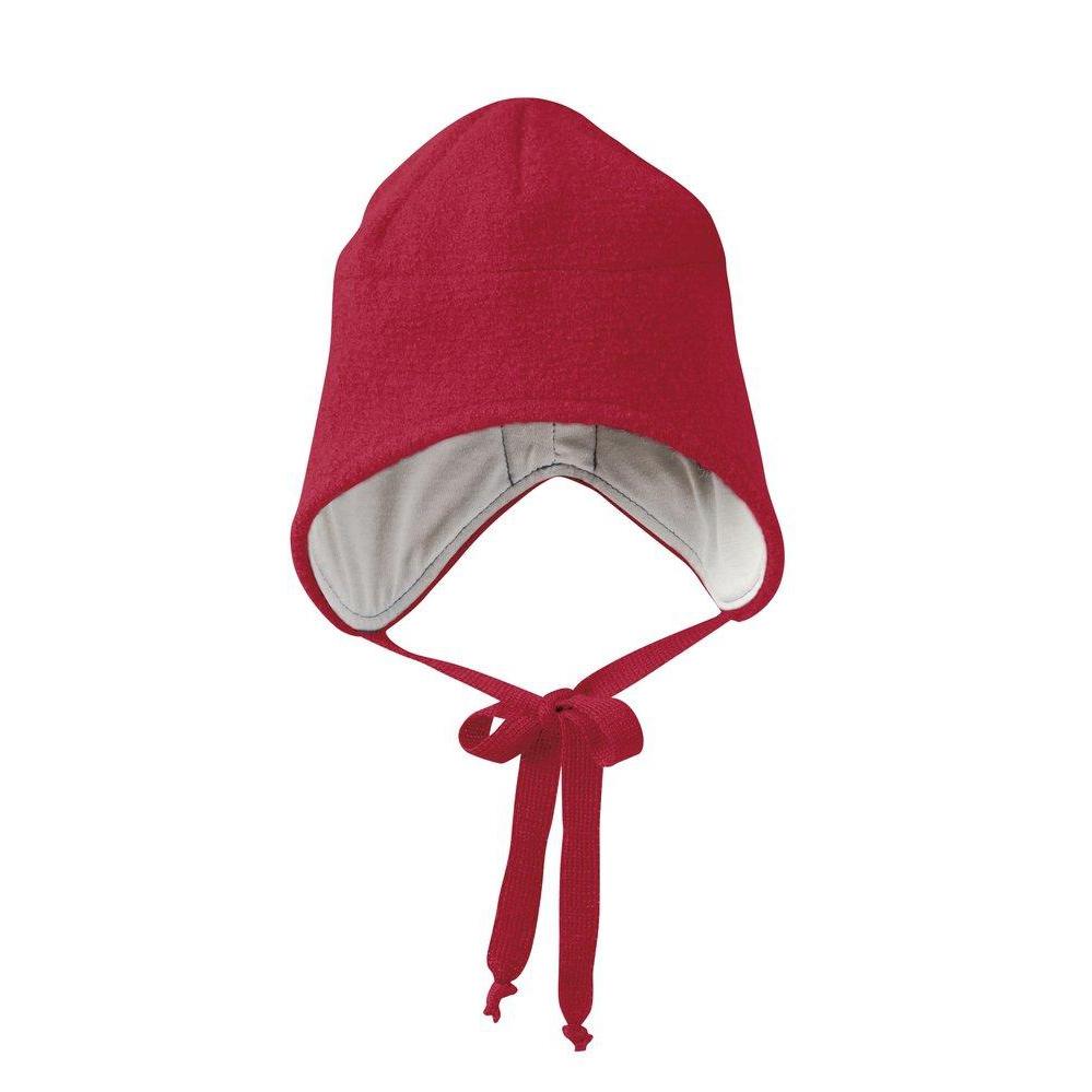 Disana - Boiled merino wool hat - Bordeaux | Scout & Co