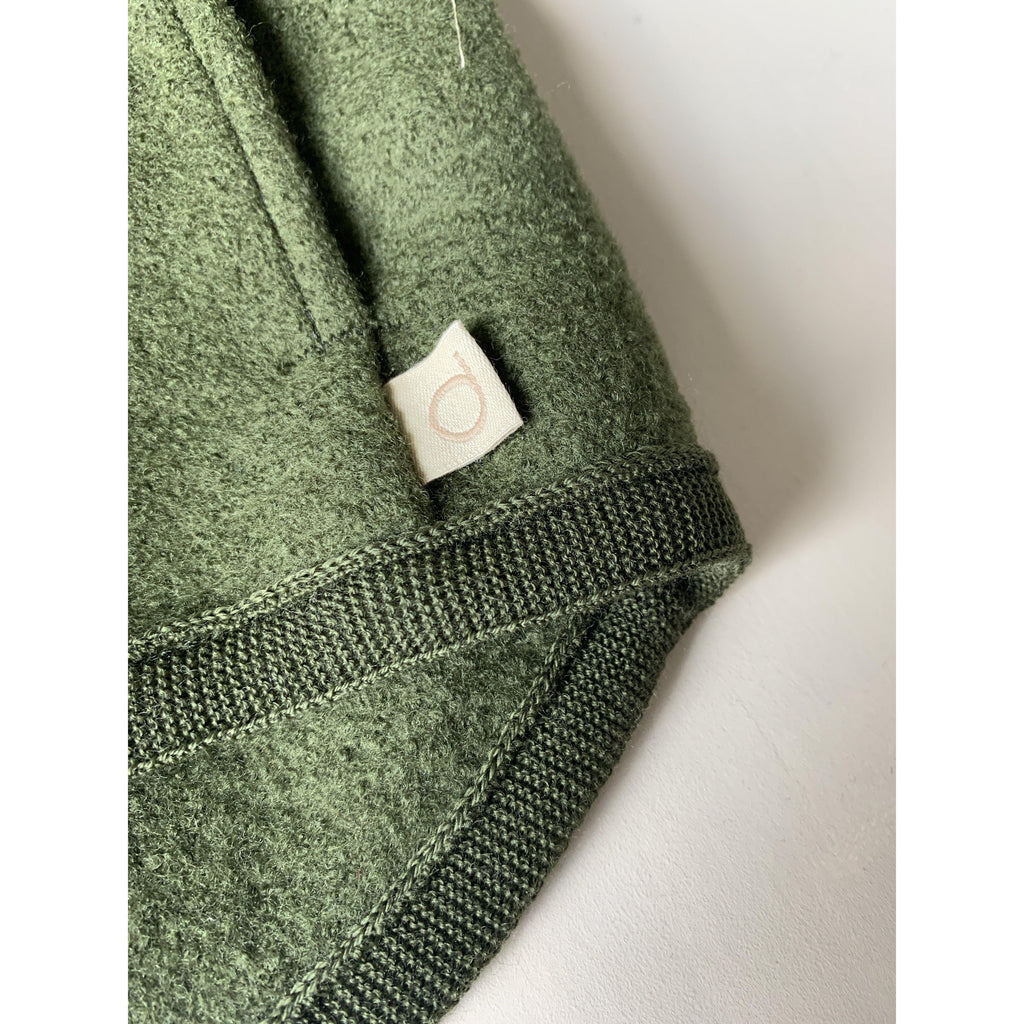 Disana - Boiled merino wool jacket - Olive | Scout & Co