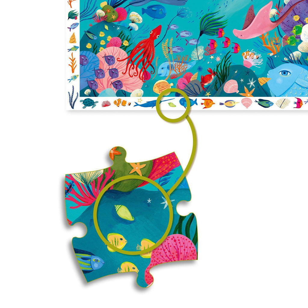Djeco - Aquatic 54-piece observation jigsaw puzzle | Scout & Co