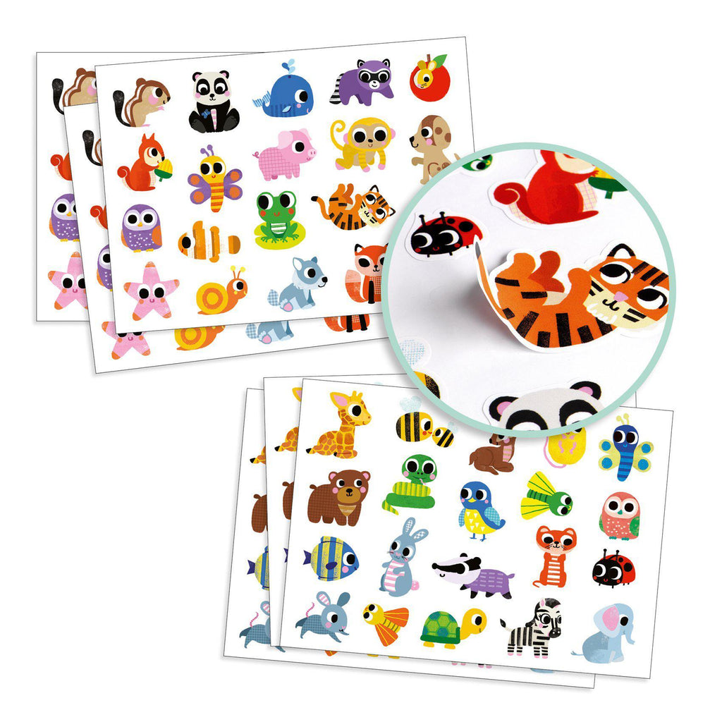 Djeco - Baby Animals stickers | Scout & Co