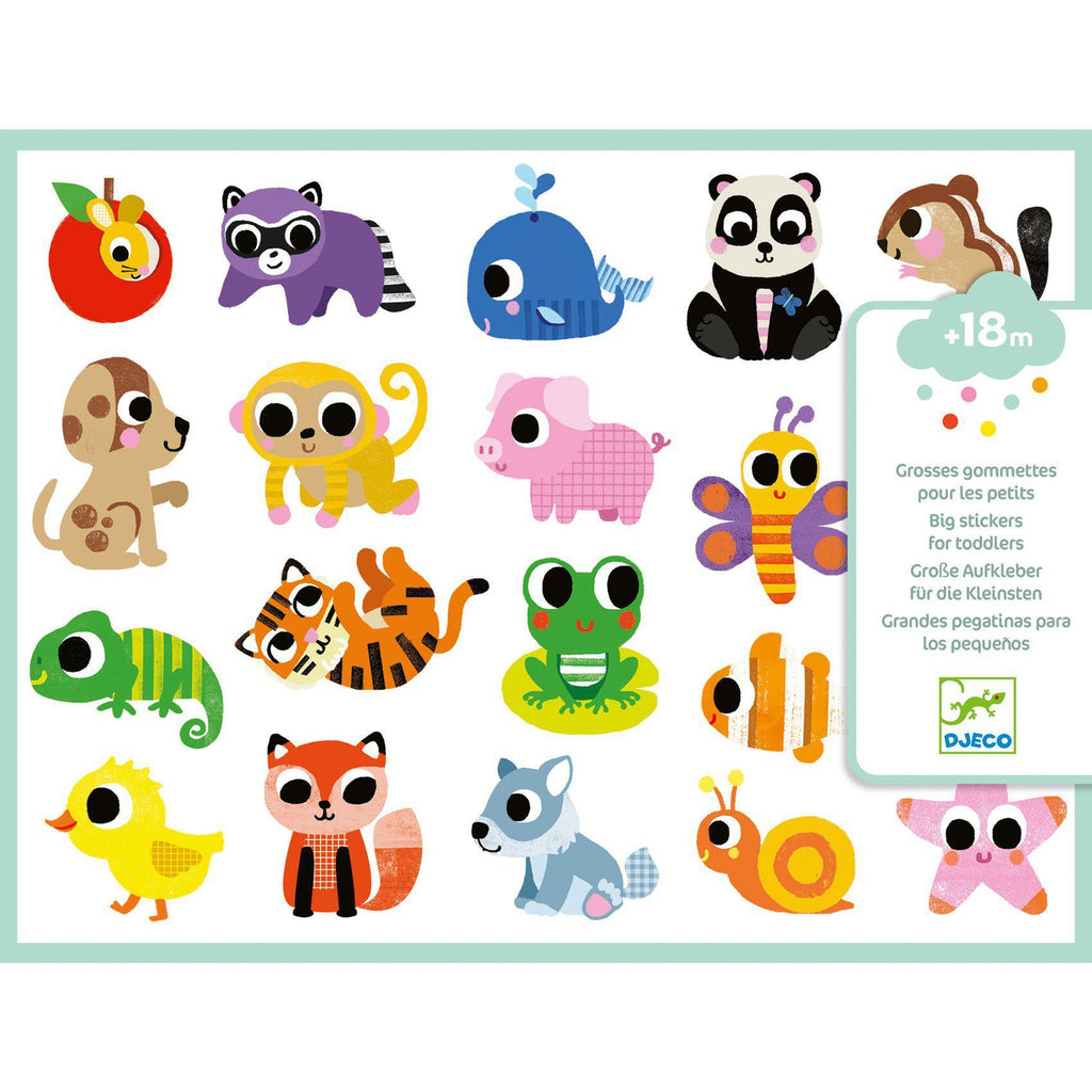 Djeco - Baby Animals stickers | Scout & Co