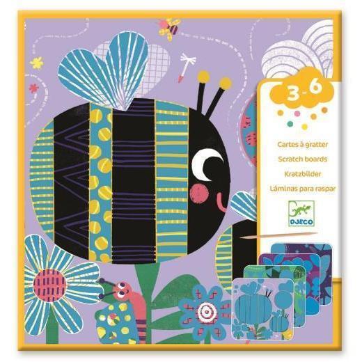 Djeco - Bugs scratch boards | Scout & Co