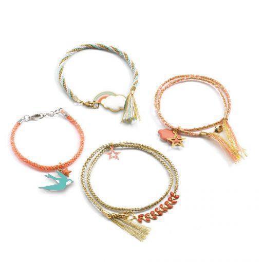 Djeco - Celeste Kumihimo charm bracelets craft kit | Scout & Co