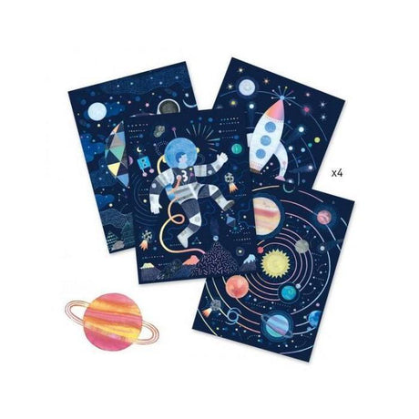 Djeco - Cosmic Mission scratch cards | Scout & Co