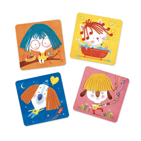 Djeco - Curls and Straight Hair modelling dough set | Scout & Co