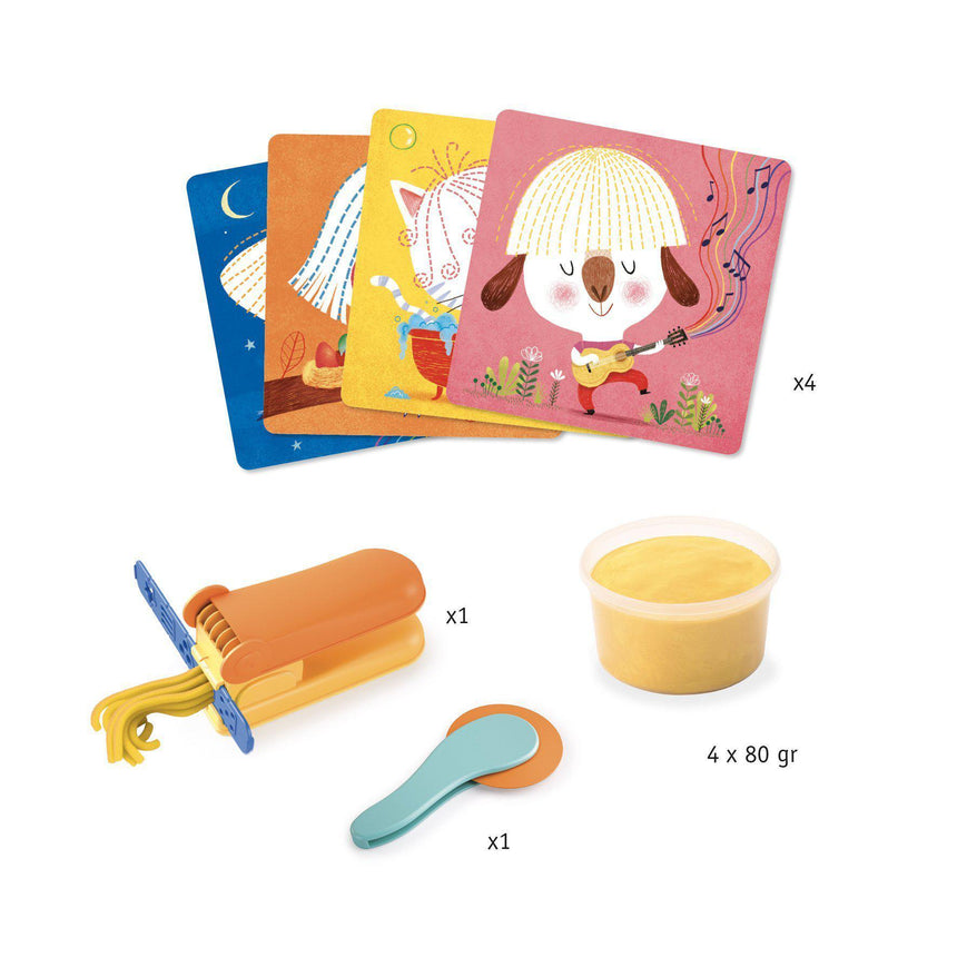 Djeco - Curls and Straight Hair modelling dough set | Scout & Co