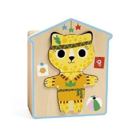 Djeco - Dressup-mix wooden puzzle game | Scout & Co