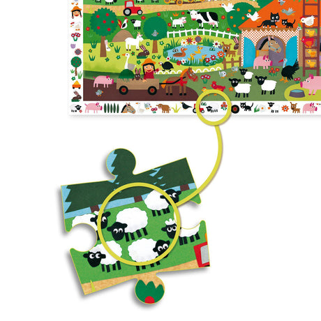 Djeco - Farm 35-piece observation jigsaw puzzle | Scout & Co