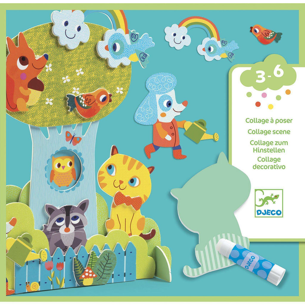 Djeco - Garden Pals collage kit | Scout & Co