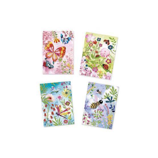 Djeco - Glitter Butterflies Glitter Boards Set - UK