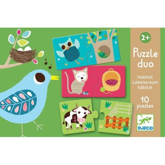 Djeco - Habitat puzzle duo | Scout & Co