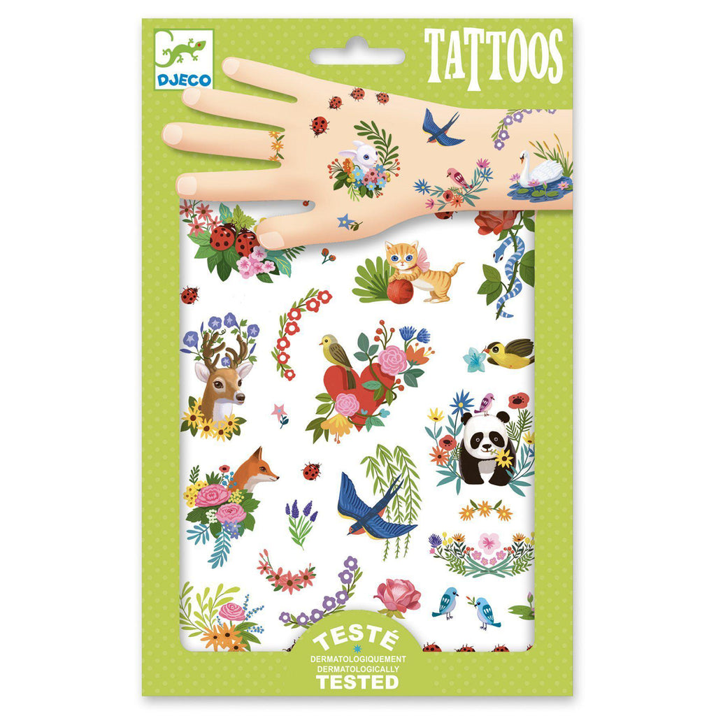 Djeco - Happy Spring temporary tattoos | Scout & Co