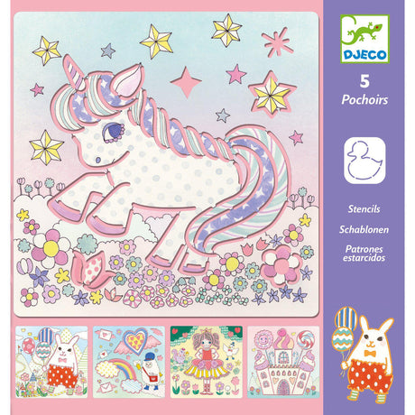 Djeco - Kawaiiland stencils set | Scout & Co