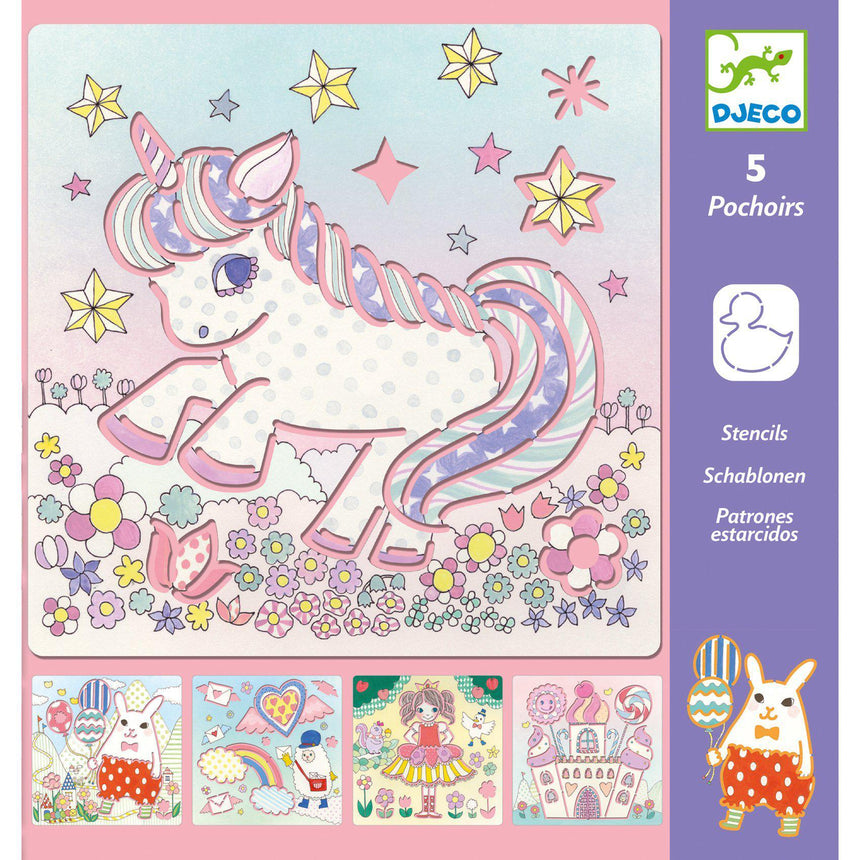 Djeco - Kawaiiland stencils set | Scout & Co