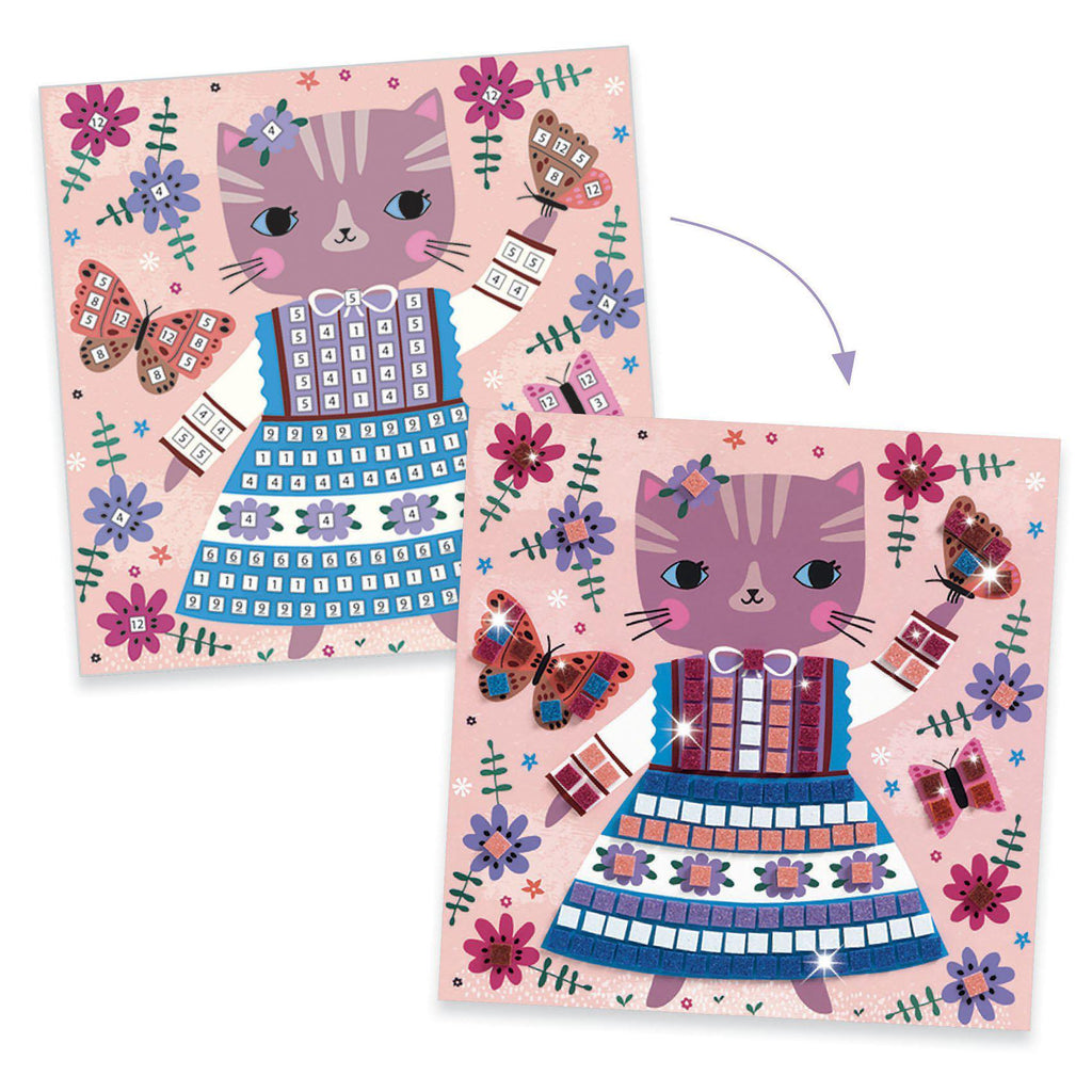 Djeco - Lovely Pets mosaics craft set | Scout & Co