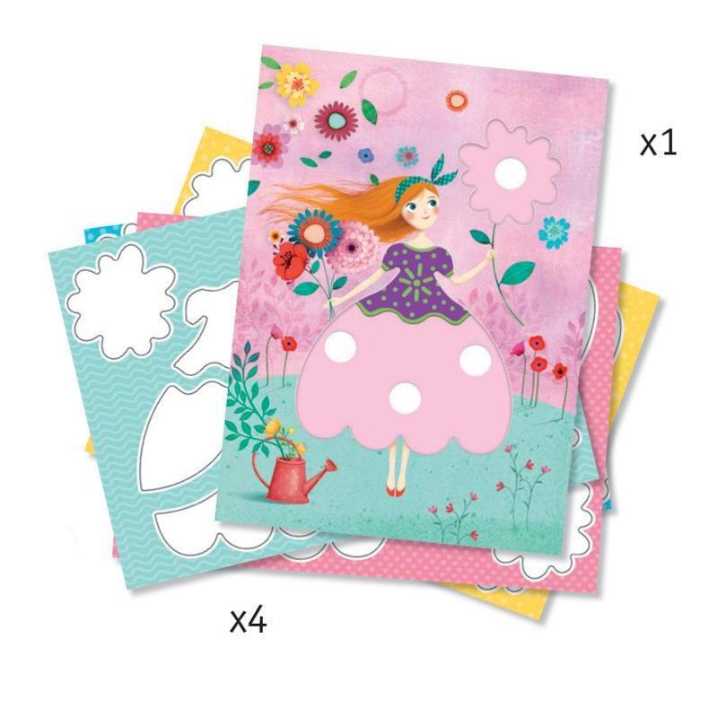 Djeco - Marie's Pretty Dresses magic felt-tips set | Scout & Co