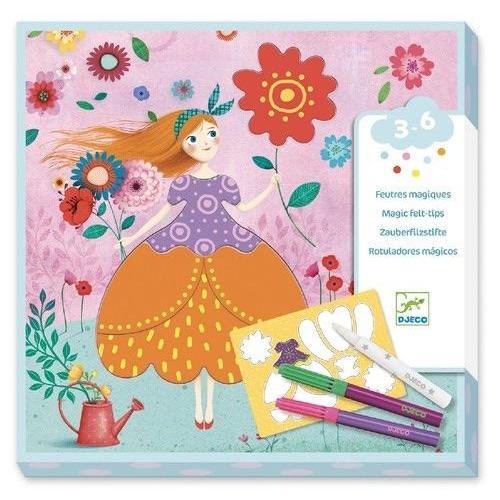 Djeco - Marie's Pretty Dresses magic felt-tips set | Scout & Co
