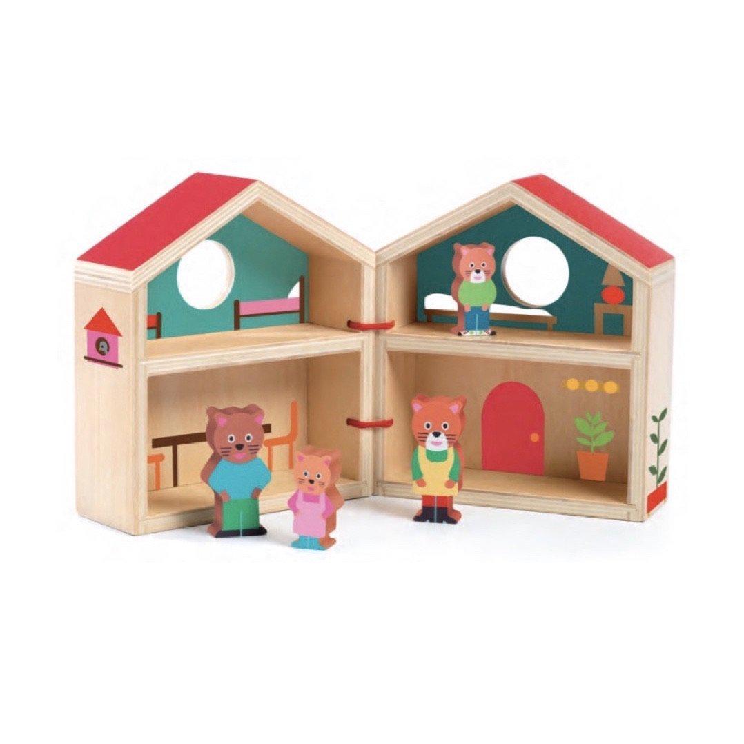 Djeco cheap dollhouse family