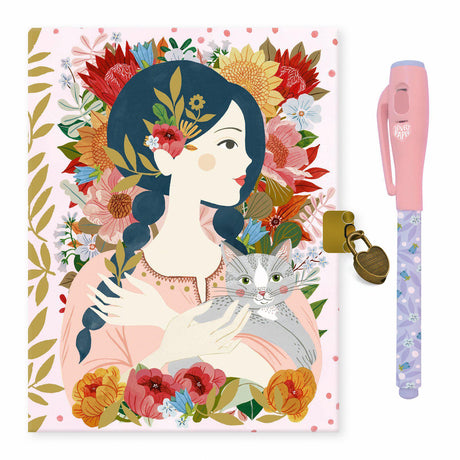 Djeco - Oana secret notebook with lock & key and magic pen | Scout & Co