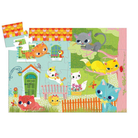 Djeco - Pachat & Friends 24-piece silhouette puzzle | Scout & Co