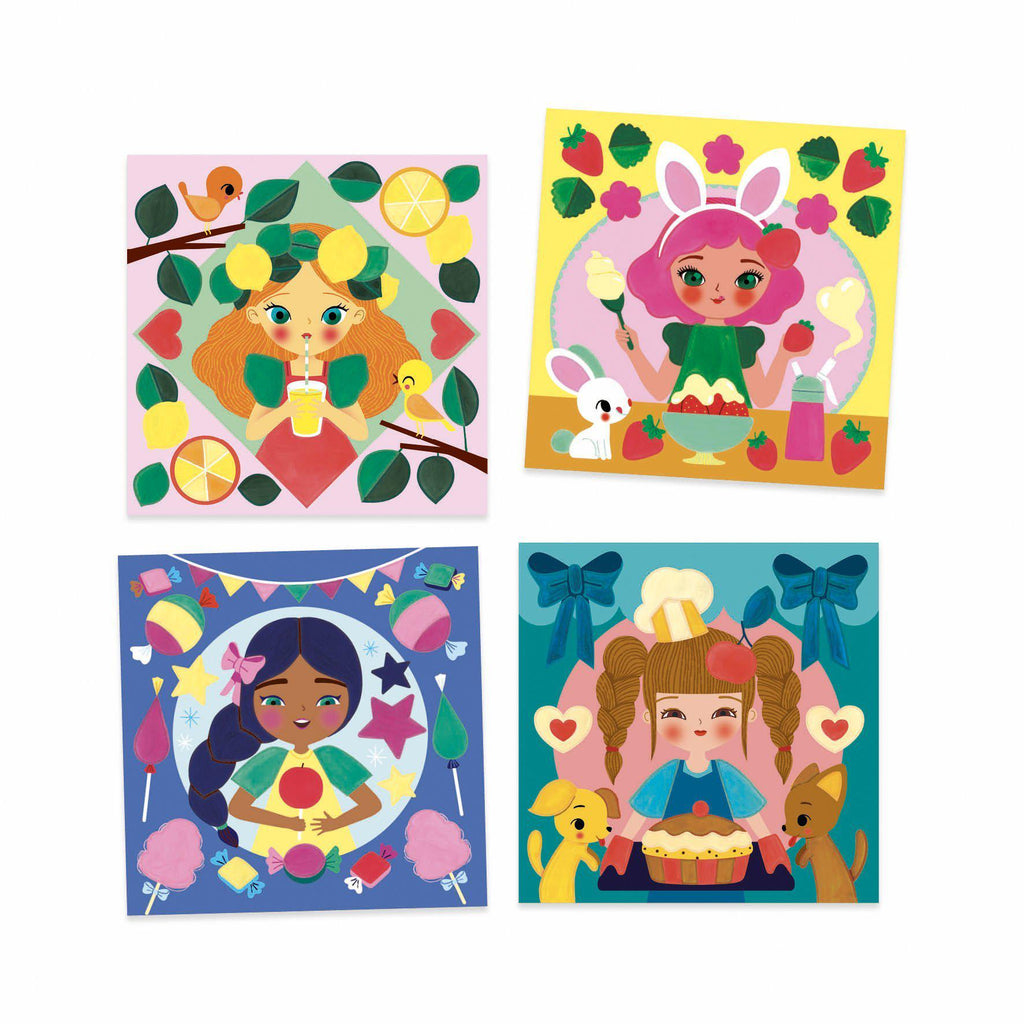 Djeco - Painting cards - Snack Time | Scout & Co