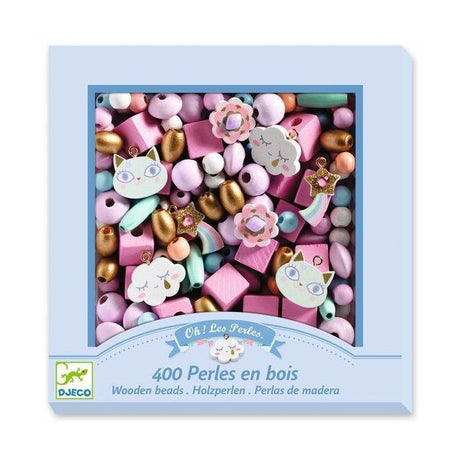 Djeco - Rainbow wooden beads set | Scout & Co