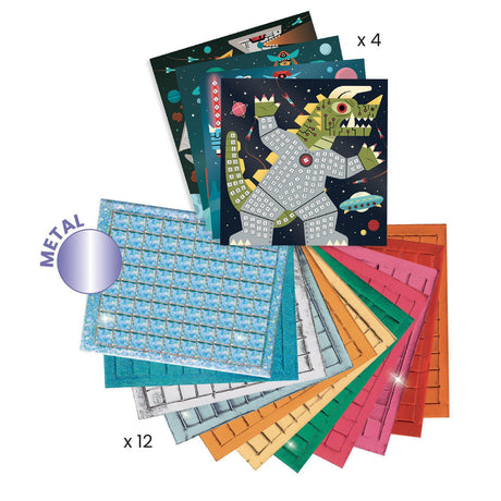 Djeco - Space Battle mosaic craft set | Scout & Co